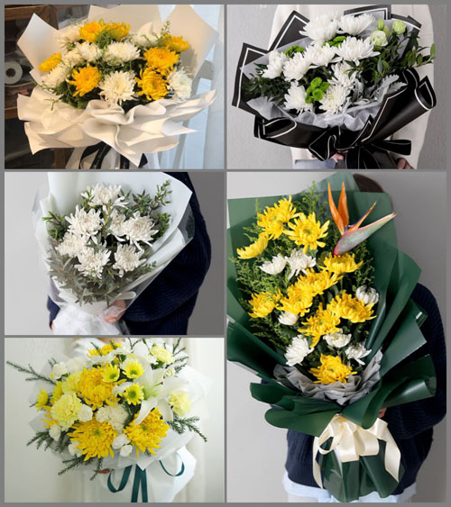 贵州铜仁市碧江区环北街道板桥村白事花束代送